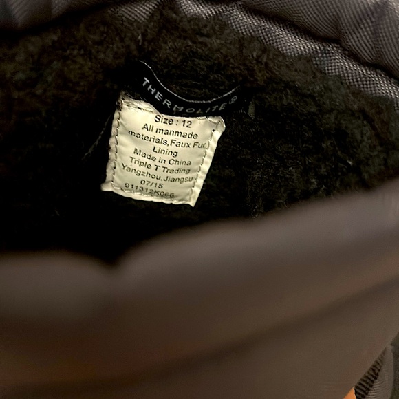 Northside Kid’s Snow Boots Size 12 **Grey/Black** - Picture 4 of 5